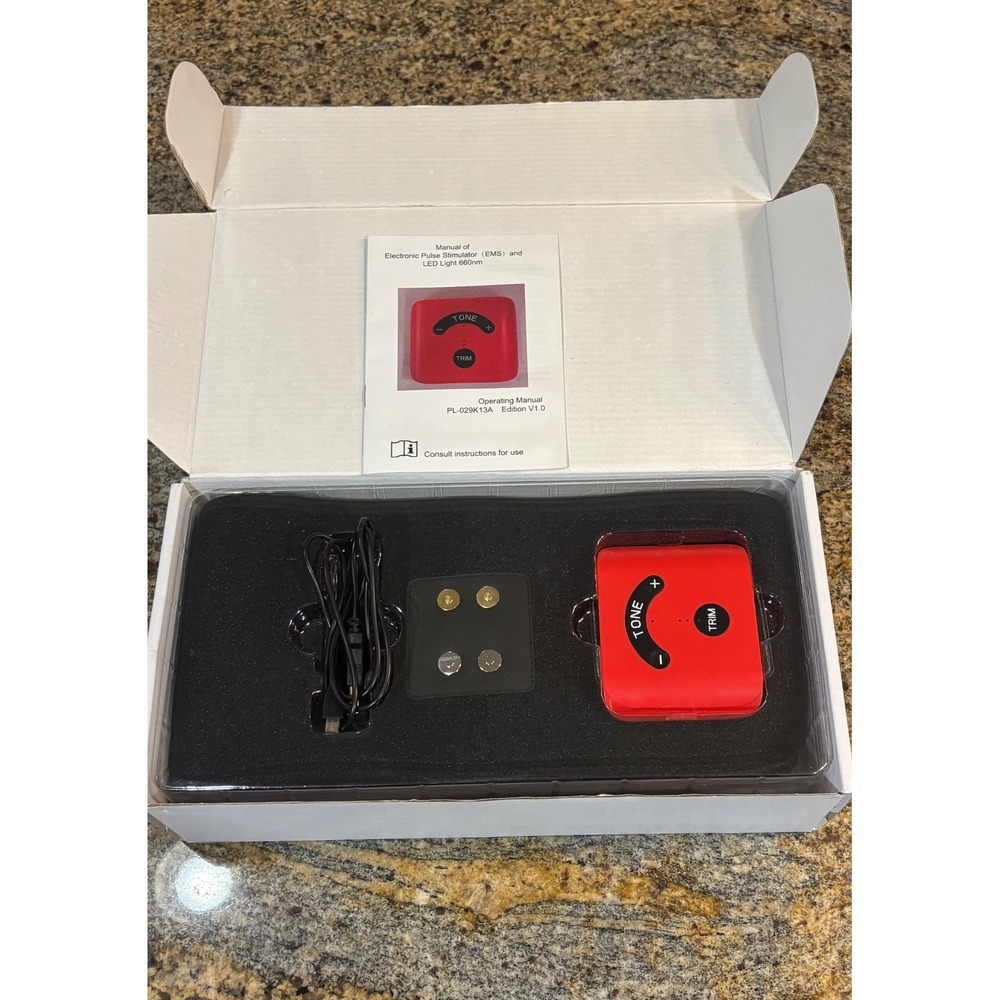 TRIM AND TONE BELT RED LIGHT THERAPY AND EMS ALL IN ONE UNIT FAT BURNING TONING